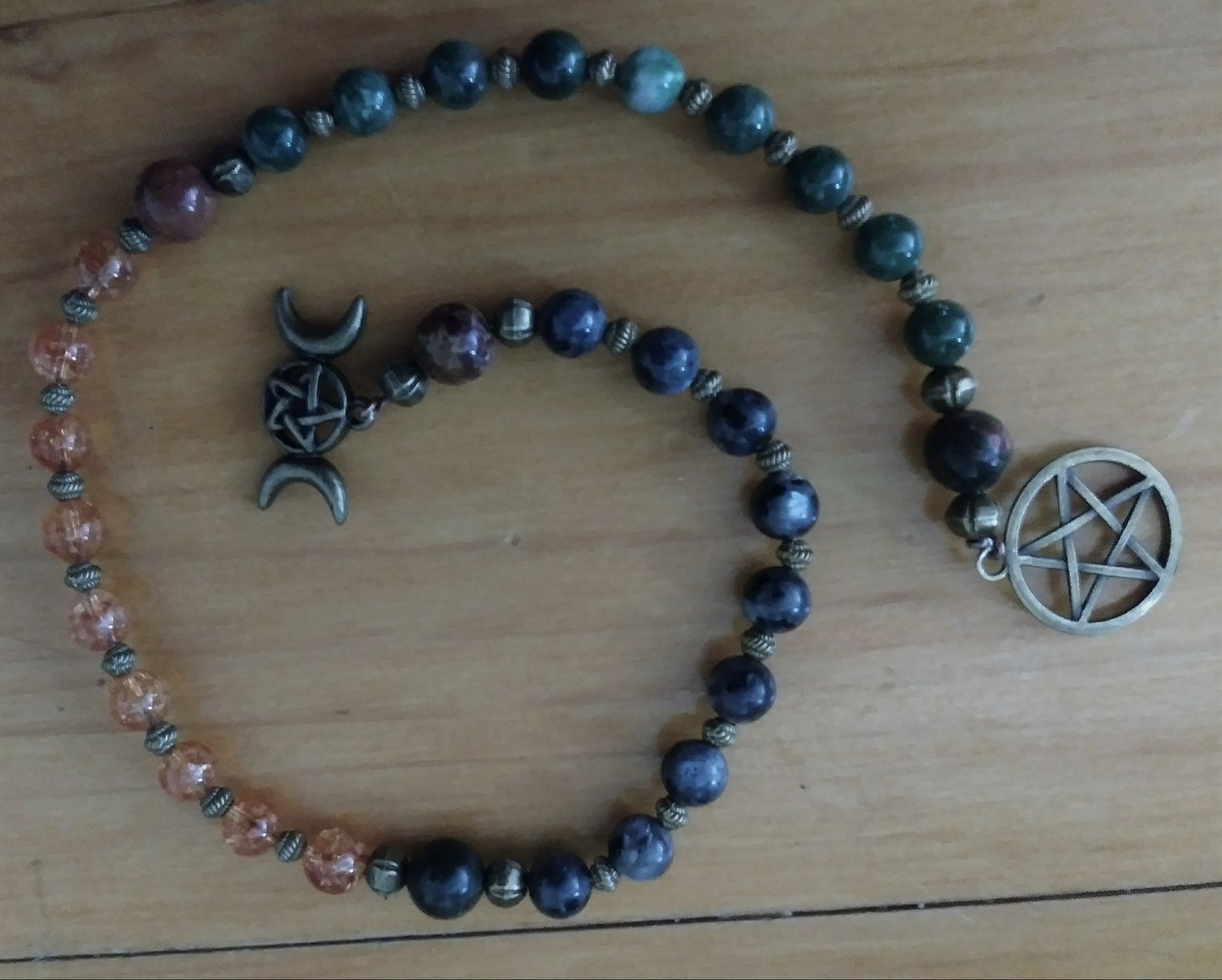 Triple Goddess Meditation Prayer Beads